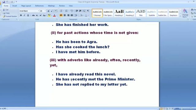 Class 10. English Grammar- Tense (Part-2) смотреть онлайн