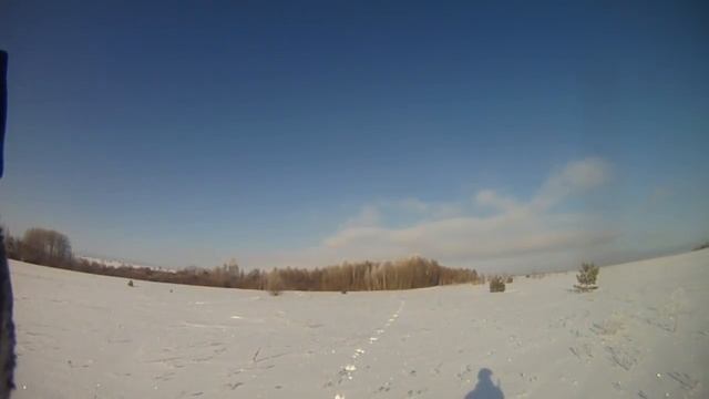 Охота с Эг Фаготом по глубокому снегу t --16 °!!! смотреть онлайн