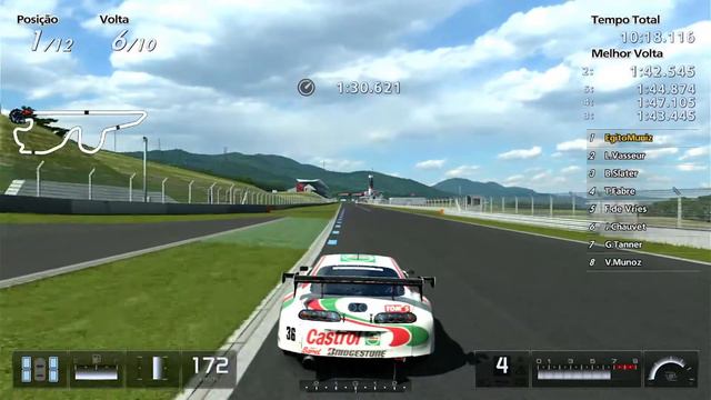 Gran Turismo 5 PS3, gameplay com o Supra. смотреть онлайн