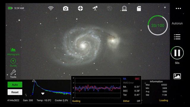M51 Whirlpool Galaxy with 20" Dobsonian смотреть онлайн