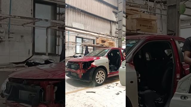 Baleno Car 🚘 LH Fender and Door change Automotive repair shop смотреть онлайн