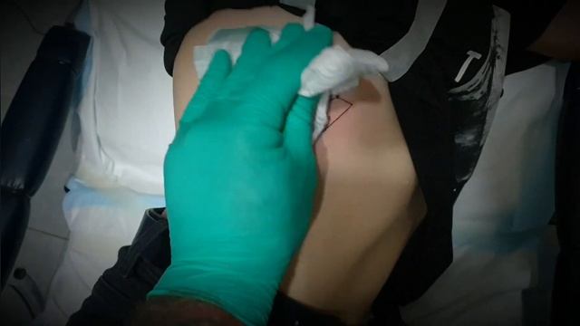 Цветы , линейная татуировка | Flowers, Line Tattoo | KOLESNIKTATTOOART MOSCOW