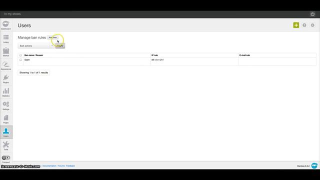 How to ban users on Osclass смотреть онлайн