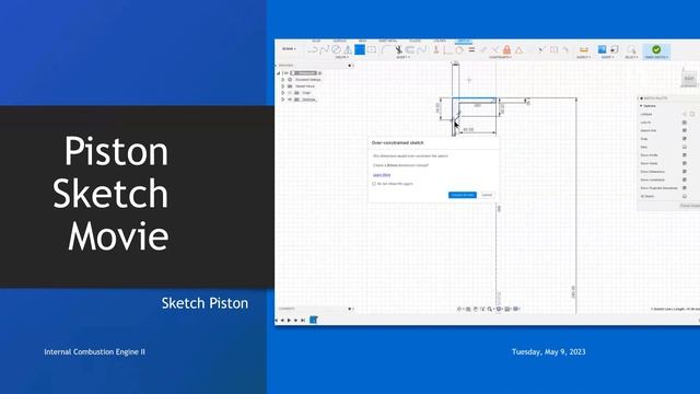 IC Engine II: Piston Sketch Movie смотреть онлайн
