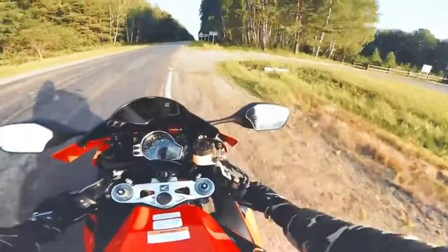 Мой первый отжиг на мотоцикле - поставил лучшую резину на мото. смотреть онлайн