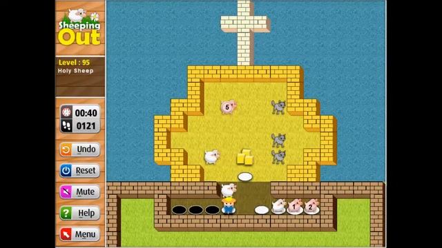 Sheeping Out - Level 095 Holy Sheep Walkthrough смотреть онлайн