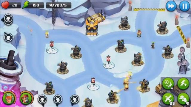 Alien Creeps TD Walkthrough Level 28 Troika Trek for 3 Stars Campaign gameplay смотреть онлайн