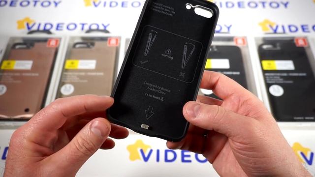 Чехол аккумулятор Baseus для iPhone 7 - Baseus Ultra Slim Power Bank Case для айфона 7/7P - unboxin смотреть онлайн