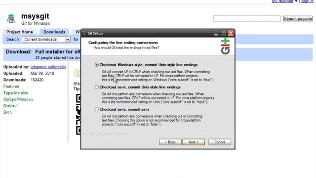 Installing Git on Windows using msysGit смотреть онлайн