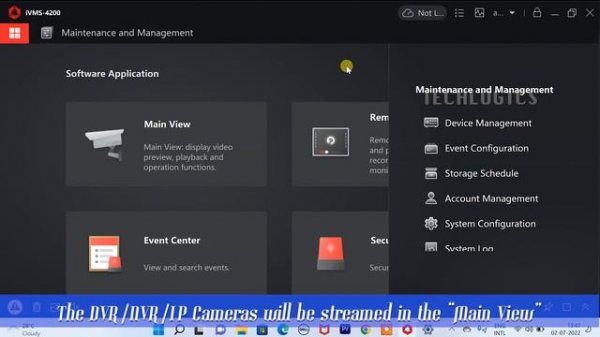 Hikvision CCTV Windows 11 Application live view Ivms4200 Download install Initial Configure | Part