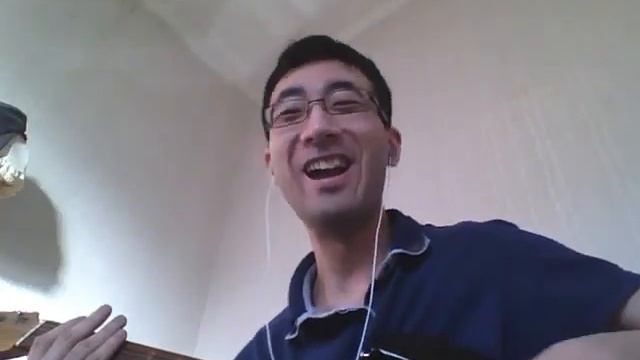 Han Sings Tanaka Reina Is So Sweet Song On His Guitar NG Take 35 смотреть онлайн