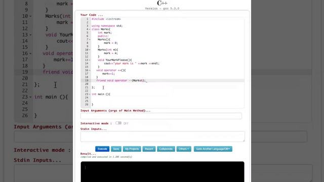 Overloading Increment and Decrement Operators in Prefix form : Computer Aided Analysis смотреть онлайн