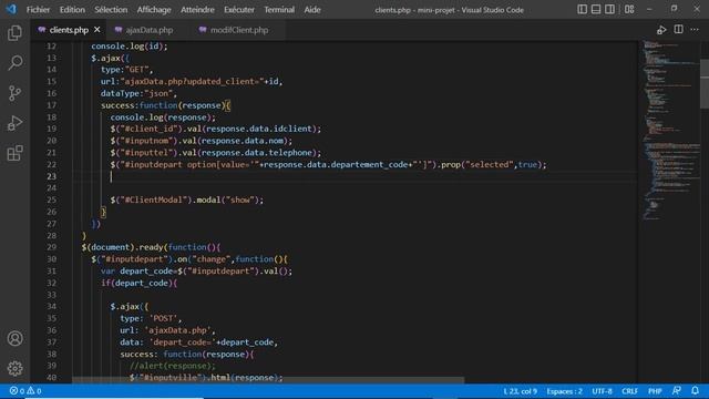 Apprendre PHP - Mini-projet #11 | CRUD "read| update| delete" PHP/JQUERY/AJAX смотреть онлайн