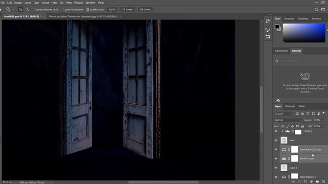 Photo Manipulation In Photoshop-Match Color and Light in Photoshop-Speed Art смотреть онлайн