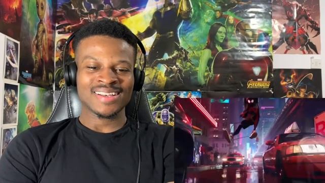 Miles Morales Becomes Spider-Man Scene INTO THE SPIDER-VERSE REACTION!!! смотреть онлайн