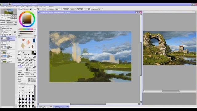 Эскиз. Быстрый рисунок. Speedpaint. Sketch. смотреть онлайн