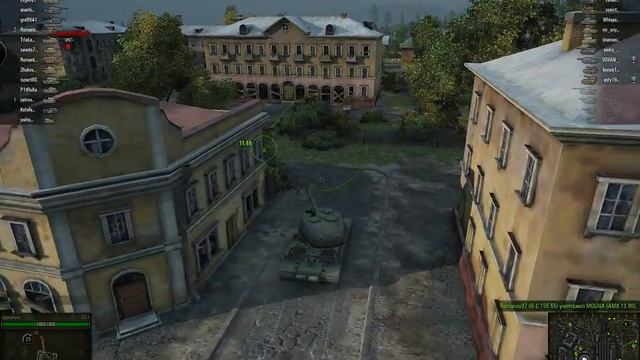 World of Tanks Топовая игра на СТ-1 смотреть онлайн