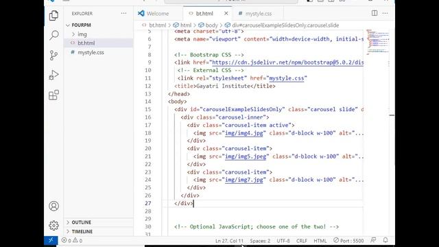 About Carousel in Bootstrap | GIT Education смотреть онлайн