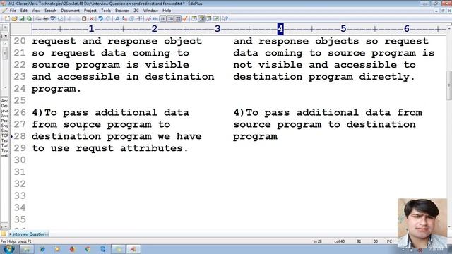 140 Difference between requestDispatcher forward and response sendRedirect methods | advance java смотреть онлайн