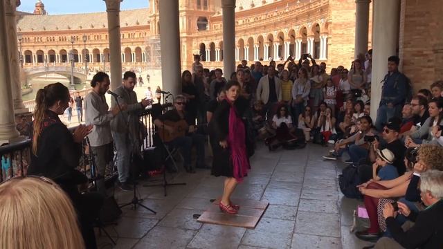 Flamenco Plaza de Espana, Sevilla . Semana Santa. смотреть онлайн
