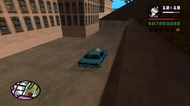 Закрасил половину граффити. Grand Theft Auto: San Andreas №57 смотреть онлайн