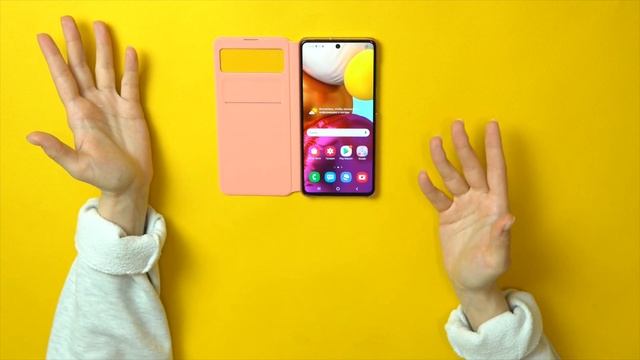 Чехол книжка для Samsung Galaxy A71 Smart S View Wallet Cover EF-EA715PWEGRU смотреть онлайн
