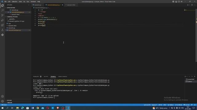 datatypes in python part 2||coding compass|| python tutorial смотреть онлайн