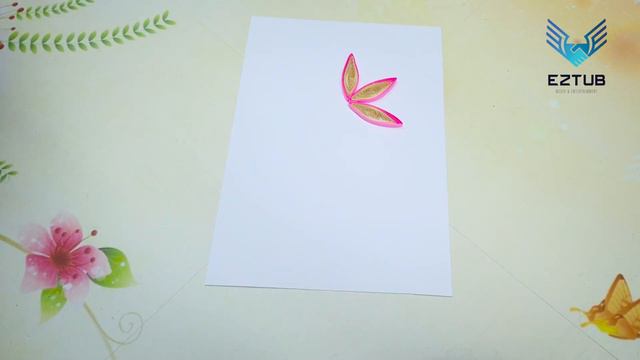 Simple royal orchid but unique and full of art from quilling | Learn To Make Orchid quilling смотреть онлайн