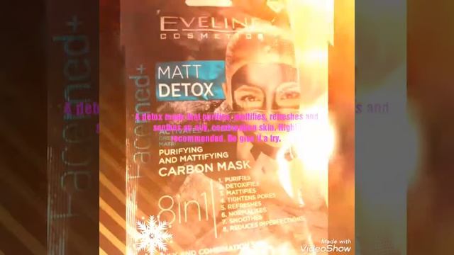 Eveline matt detox mask Review смотреть онлайн