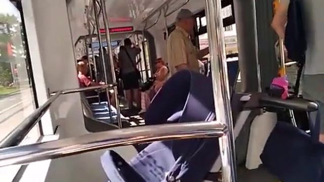 Поездка на Трамвае №12 Витязь ММетро Авиамоторна 16 ая парковая улица Москва 02 08 2022 смотреть онлайн
