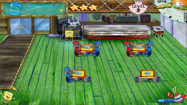 SpongeBob SquarePants Diner Dash Part 1 смотреть онлайн