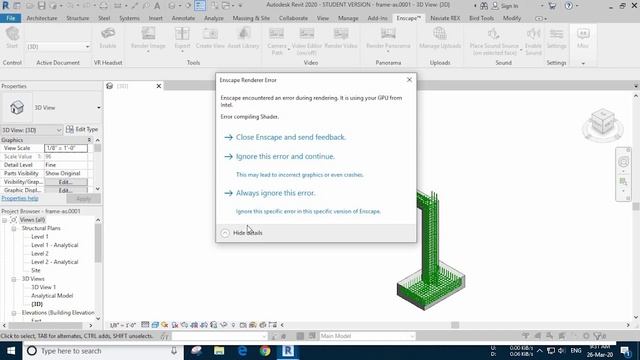 intel onboard GPU problem in Enscape 3D 2 5 2 34 x64 смотреть онлайн