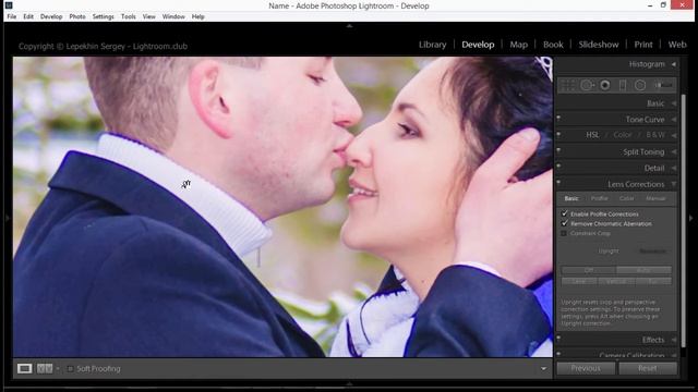 Как убрать хроматические аберрации в лайтрум? смотреть онлайн