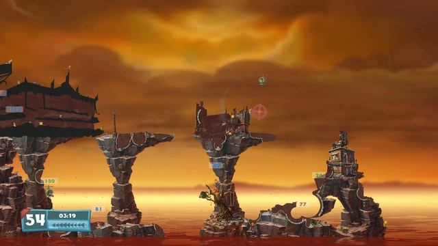 играем Worms угораем) смотреть онлайн