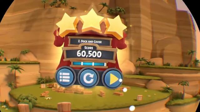Angry birds VR Sandy Beach levels 1-4 with 3 STARS смотреть онлайн