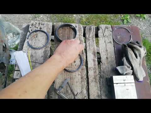 Подгонка поршневых колец, установка поршней в двиг, и планы на электрику смотреть онлайн