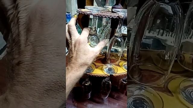 Деревянная подставка для бокалов, своими руками!!! смотреть онлайн