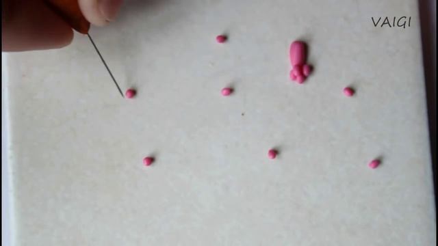 Декор чайной ложки \\ VAIGI. Polymer clay tutorials смотреть онлайн