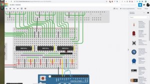 #4 UNO 74HC595, последовательно - параллельный регистр