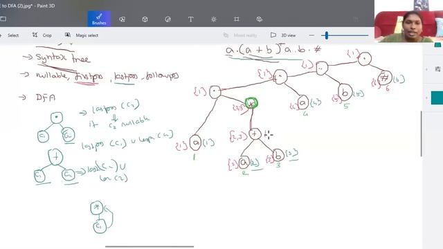 Compiler Design Lec - 16 -RE to DFA Direct method by finding firstpos and followpos смотреть онлайн