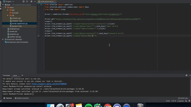 Gmail Spam Bot [Python tutorial] смотреть онлайн