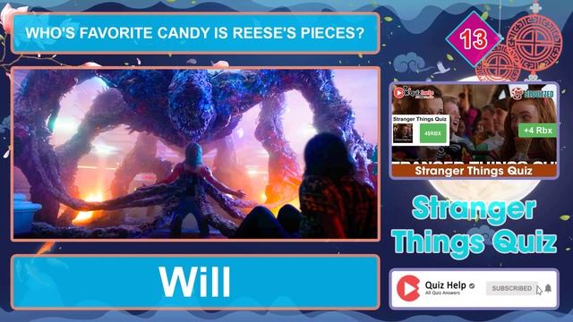 Stranger Things Quiz Answers 100% | Earn Free 4 Rbx | Be Quizzed смотреть онлайн