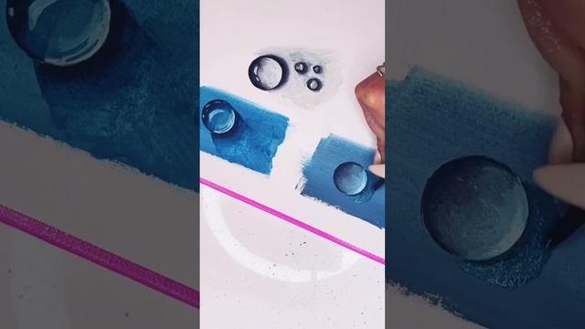 Как нарисовать объемную каплю смотреть онлайн