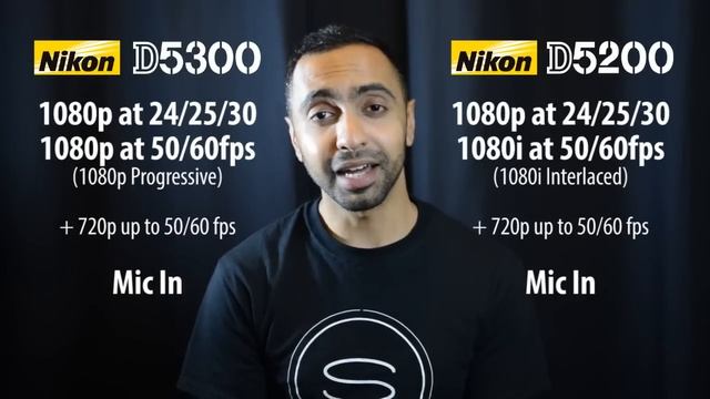 Nikon D5300 vs Nikon D5200 смотреть онлайн