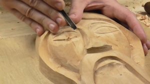 Настенная маска из дерева своими руками, резьба по дереву