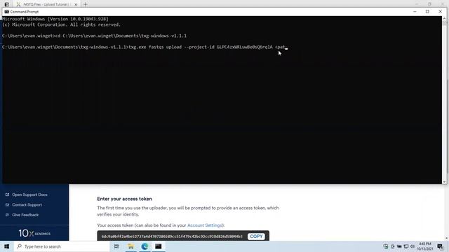 Uploading FASTQ Files to 10x Genomics Cloud Analysis via the CLI for Windows смотреть онлайн