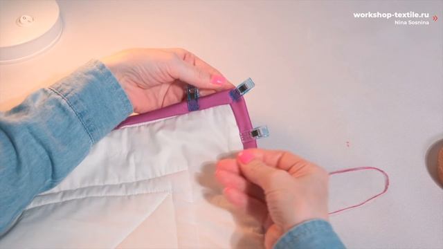 DIY: Как сшить стеганый плед? Как собрать сэндвич из ткани? Как простегать, как окантовать изделие смотреть онлайн