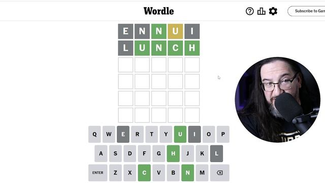 Doug plays today's Wordle Puzzle Game for 03/05/2024 смотреть онлайн