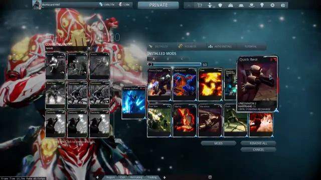 Warframe: Inside the Albino Rhino (Mod Loadout) смотреть онлайн