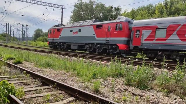 ЭП2К-266 С Скорым Поездом 243Н Новокузнецк Анапа смотреть онлайн